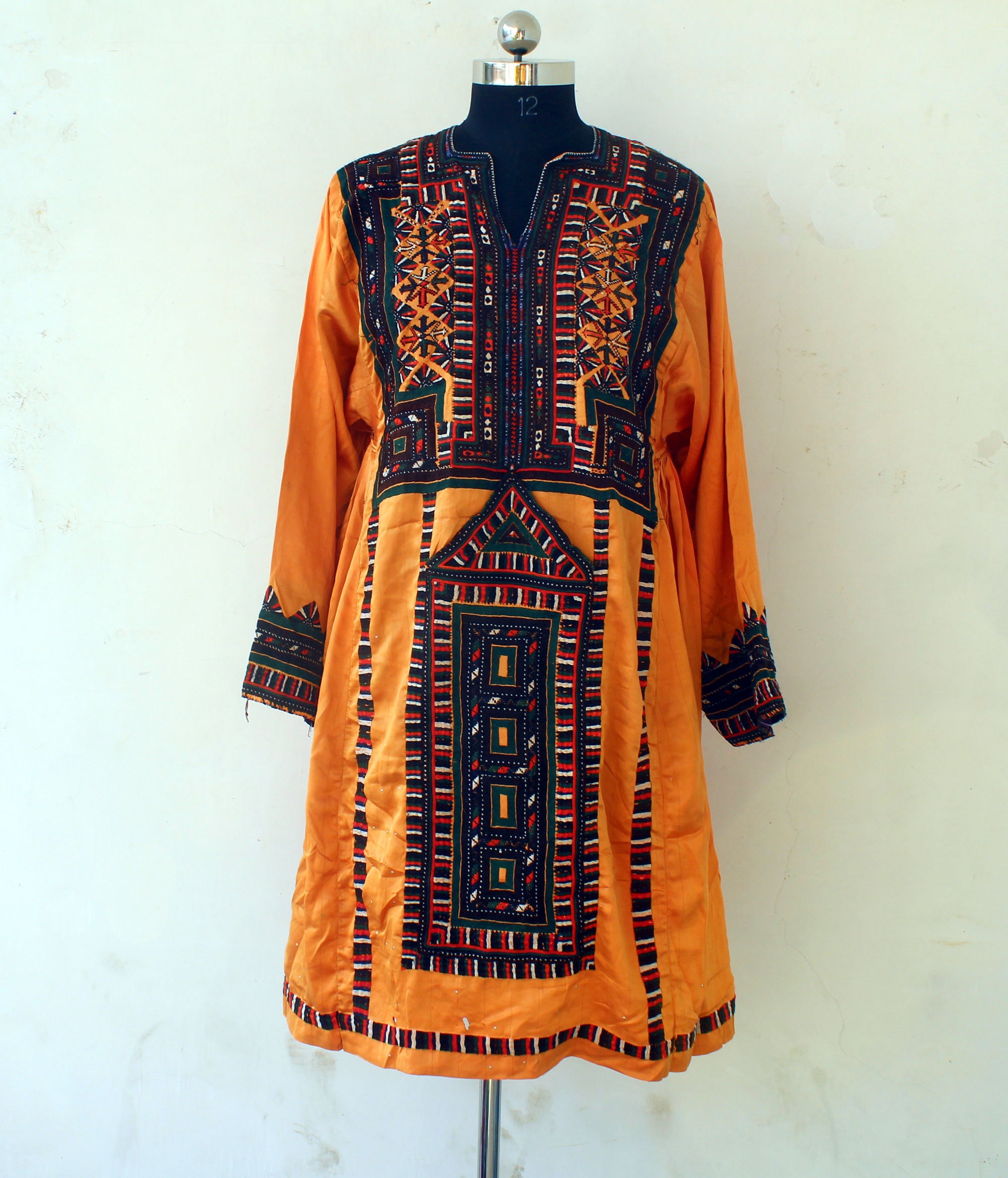 Vintage Banjara Dress Mirror Work Tribal Dress Handmade | Etsy