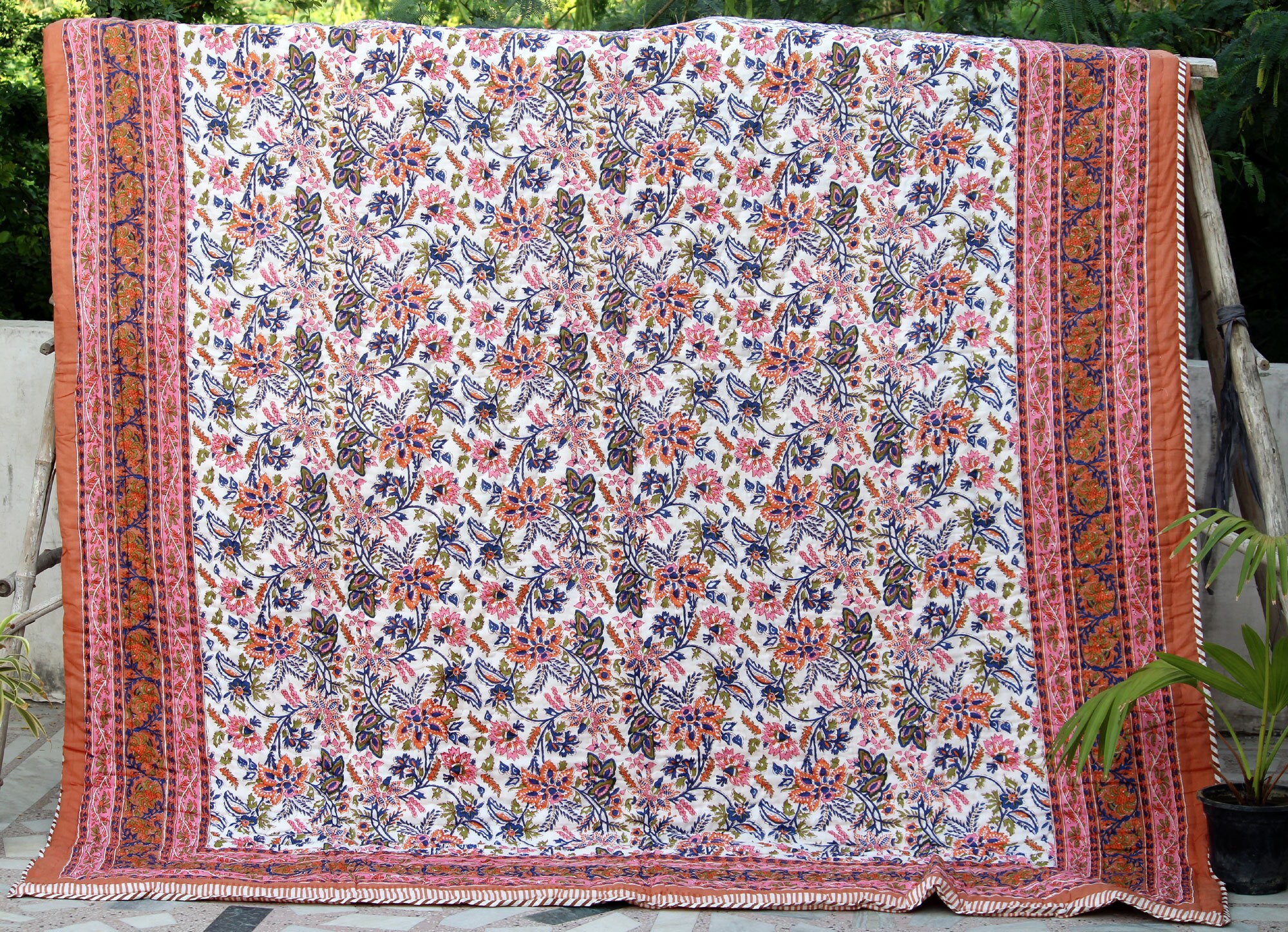 Cotton Razai Jaipur Rajai Jaipuri Famous Quilt Block Etsy