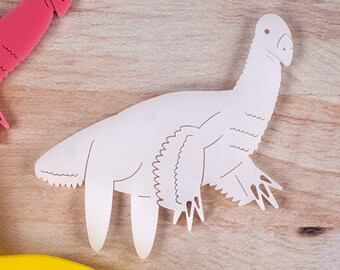 Broche de dinossauro Derpy Therizinosaurus