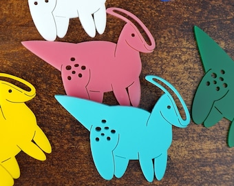 Broche de dinosaurio Derpy Parasaurolophus