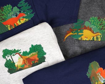 Dinosaur "Pocket Biome" Shirt - Adult