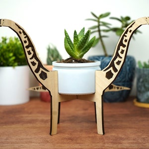 Long Neck Dinosaur Plant Stand