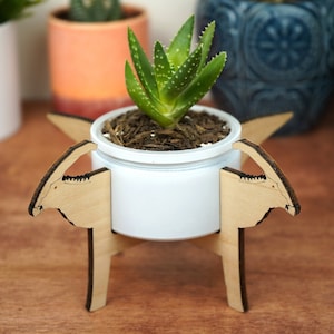 Parasaurolophus Dinosaur Mini Plant Stand