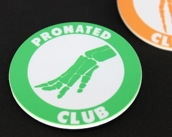 Pronated Club Pinback Buttons