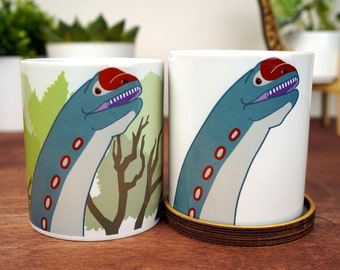 Long Neck Dinosaur Novelty Planter Pot