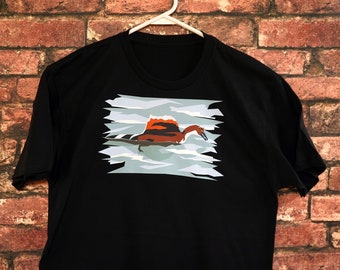 Spinosaurus Swimming T-shirt