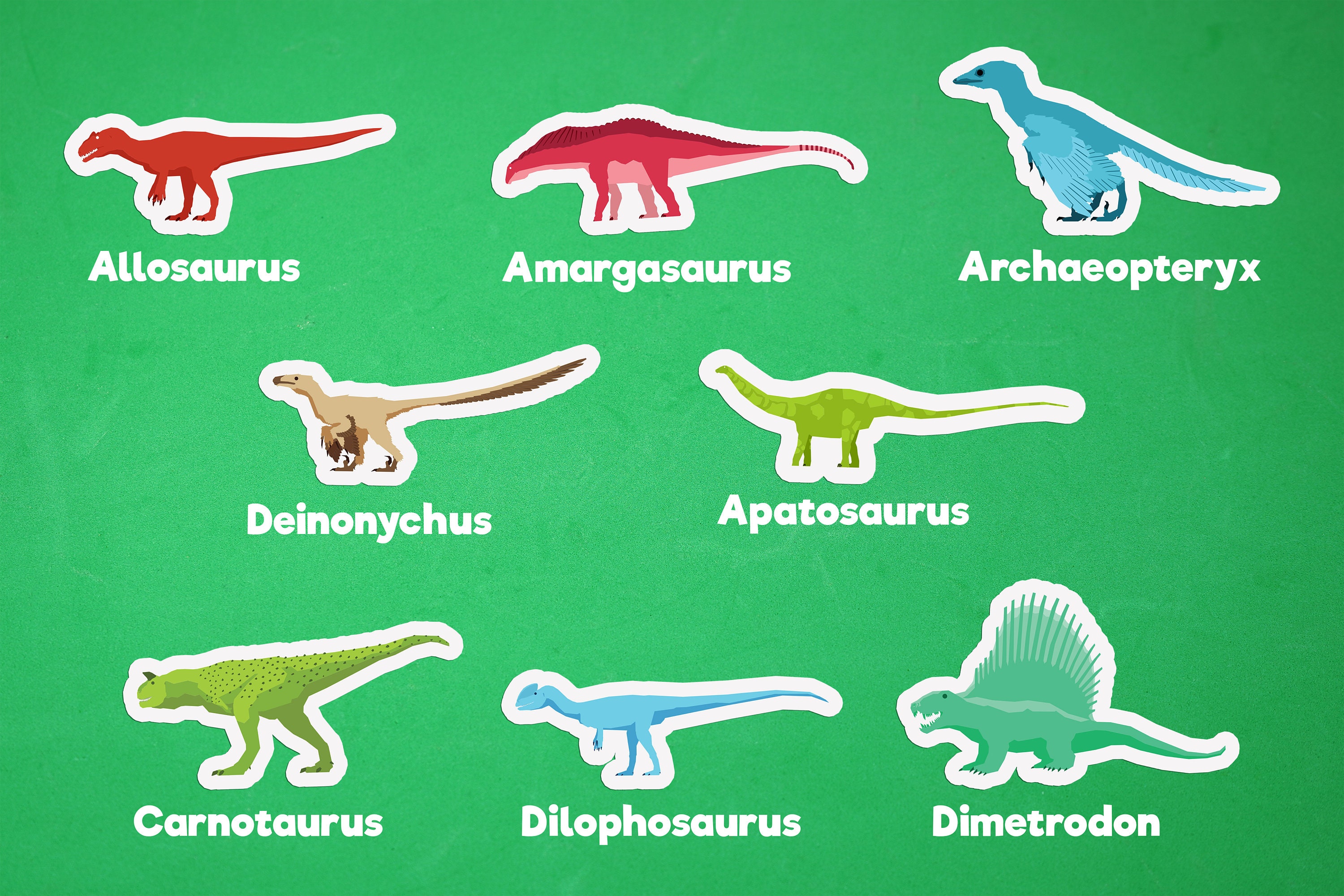 Dinosaur Stickers (Pick Your Dino!)