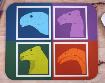 Iguanodon Heads Mousepad