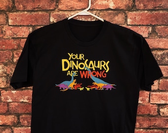 Wrong vs Right Dinosaurs T-shirt