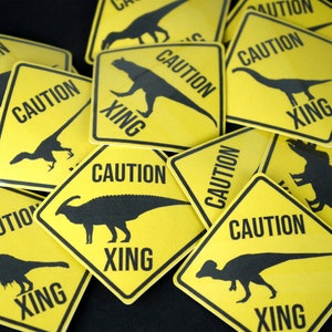 Dinosaur Crossing Stickers Assorted Pack