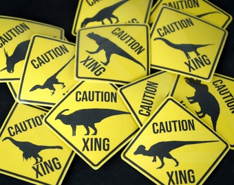 Dinosaur Crossing Stickers Assorted Pack