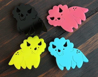 Broche de dinossauro Derpy Triceratops