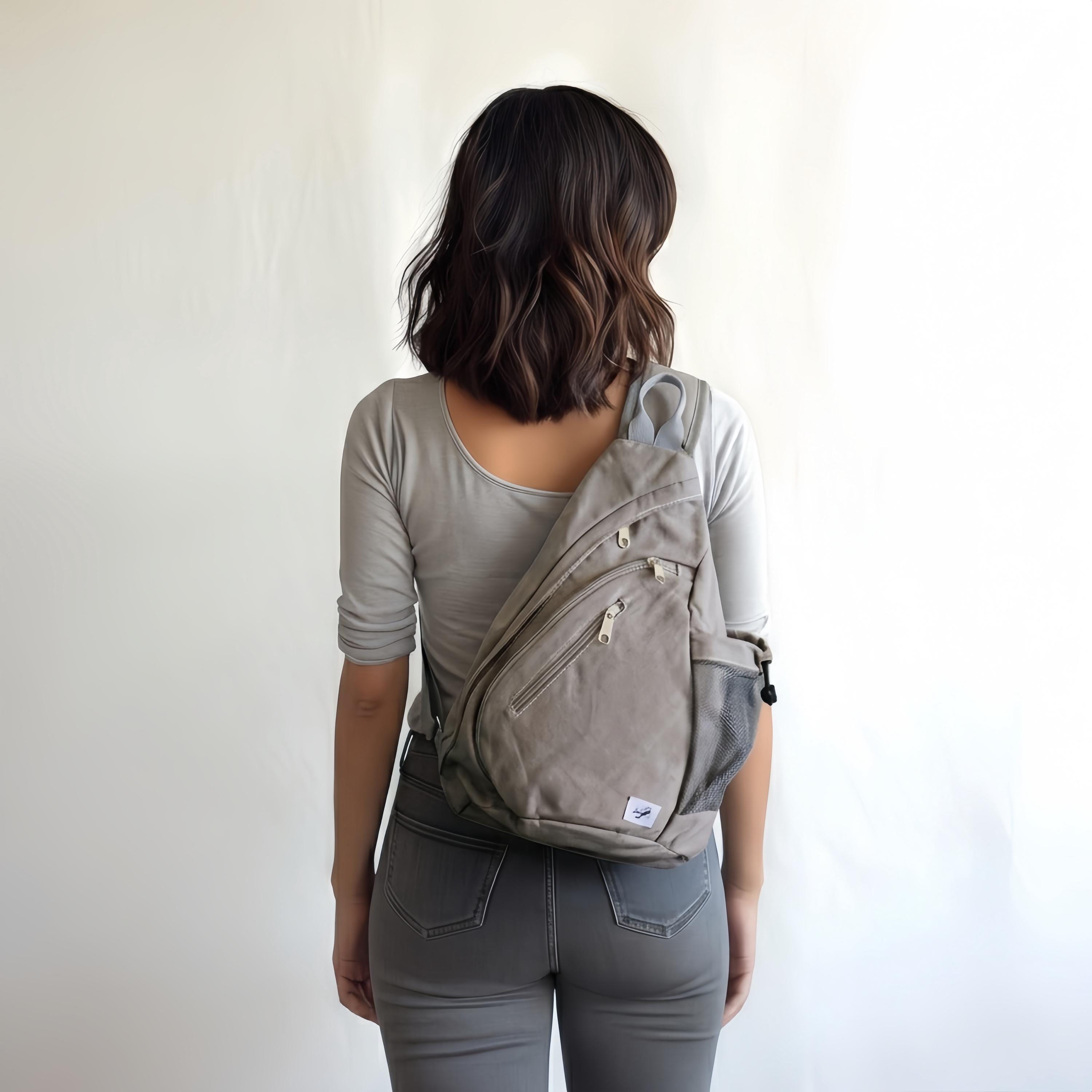 ipad mini being stored in a sling backpack Essential Crossbody Pouch 2024 | USA Made The Somanya Sling is a sleek and compact bag that is thoughtfully scaled to fit MacBook Pro 13 and more accessories than its minimalist exterior would suggest Incase Quick Sling Bag for