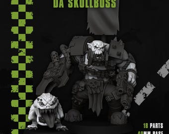 Ork Da Skullboss - Skulltown Minis