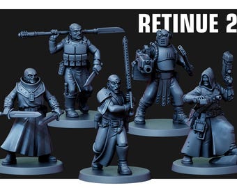 Interrogator Retinue 2 - Red Pilgrim Miniatures