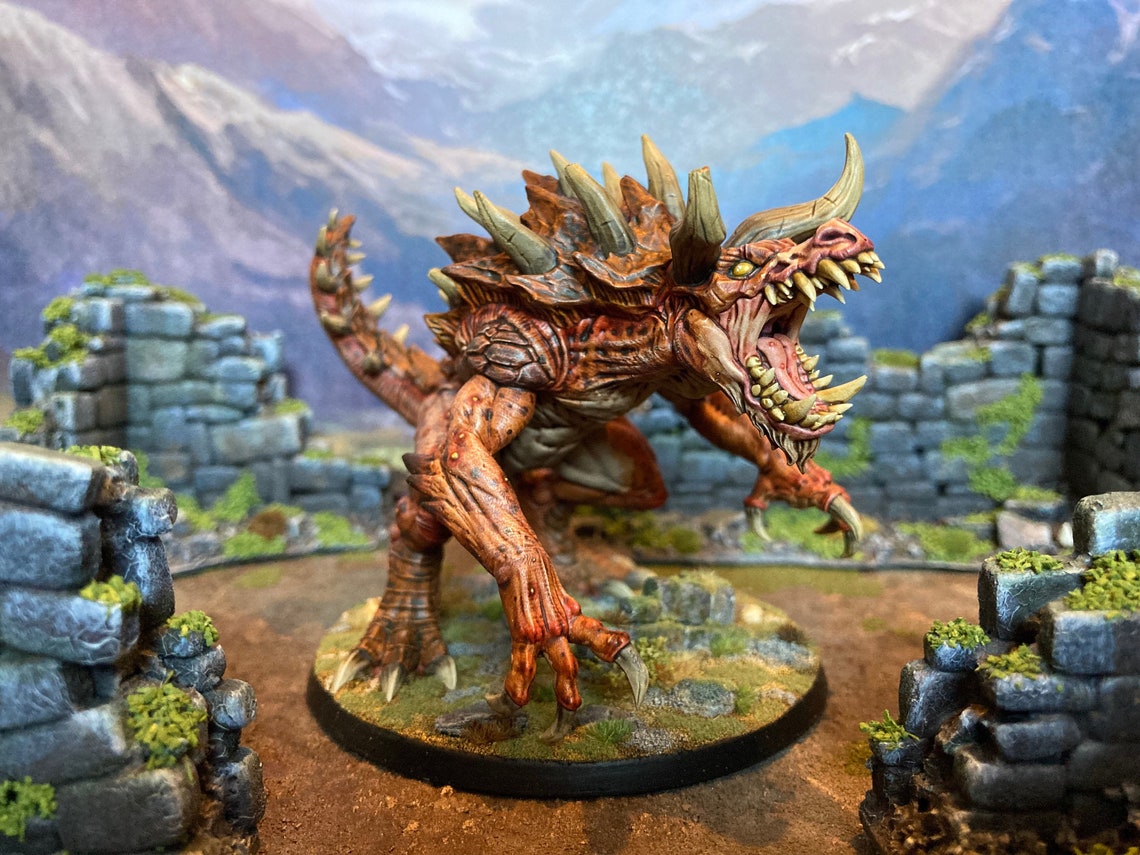 Tarrasque ideal for Dungeons and Dragons and other Tabletop Etsy