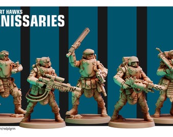 Desert Hawks Janissaries v2 - Red Pilgrim Miniatures