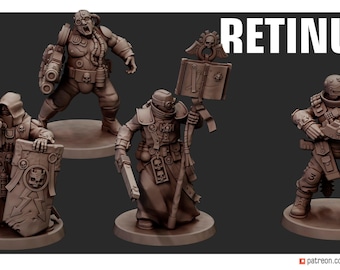 Interrogator Retinue 1 - Red Pilgrim Miniatures