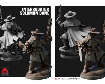 Interrogator Solomon Bane - Red Pilgrim Miniatures