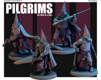 Trench Crusade Pilgrims - Red Pilgrim Miniatures