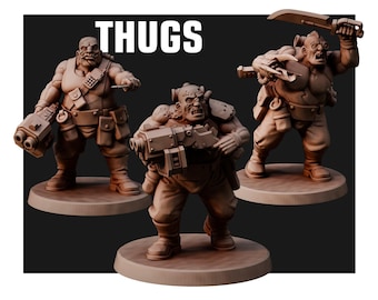 Old Thugs Squad - Red Pilgrim Miniatures
