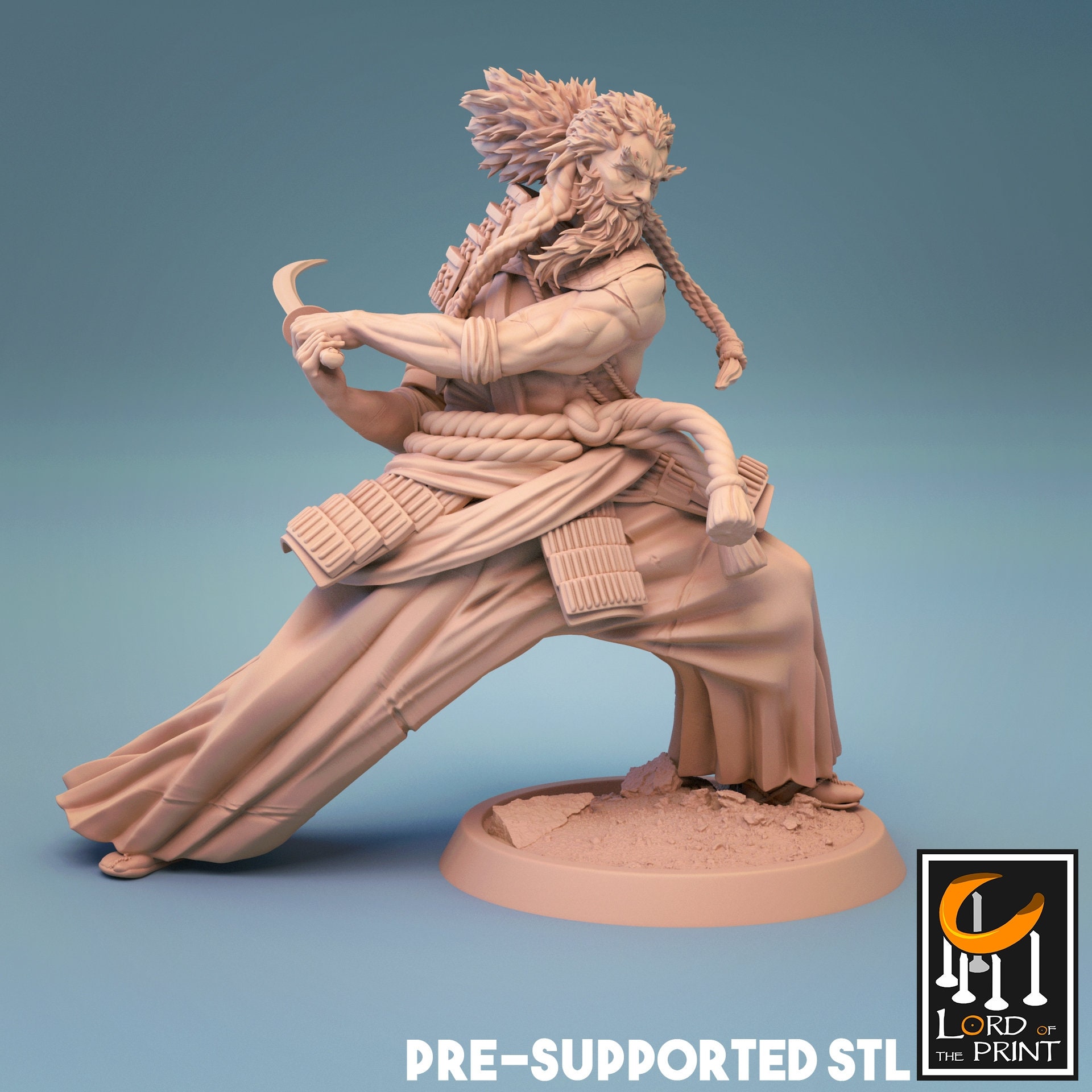 Samurai ideal for Dungeons and Dragons and other Tabletop Etsy