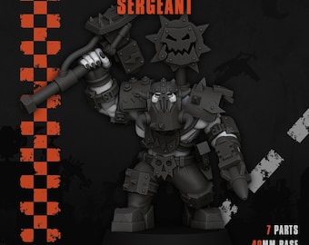 Ork Kanbustaz - Sergeant - Skulltown Minis