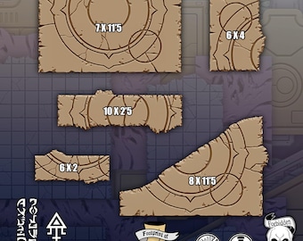 40K 11th Edition Terrain Footprint - Umbral Covenant Theme