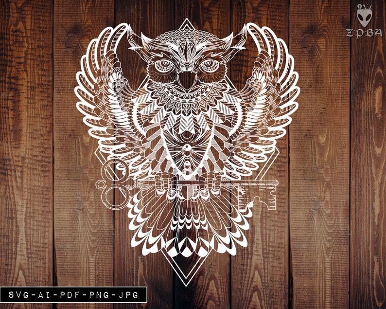 Free Free Owl Mandala Cricut 644 SVG PNG EPS DXF File