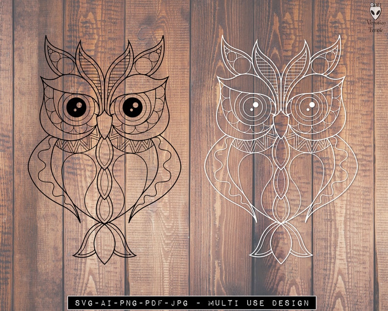 Download Cute Zentangle Owl SVG Owl Print Owl Mask Design Owl Shirt ...
