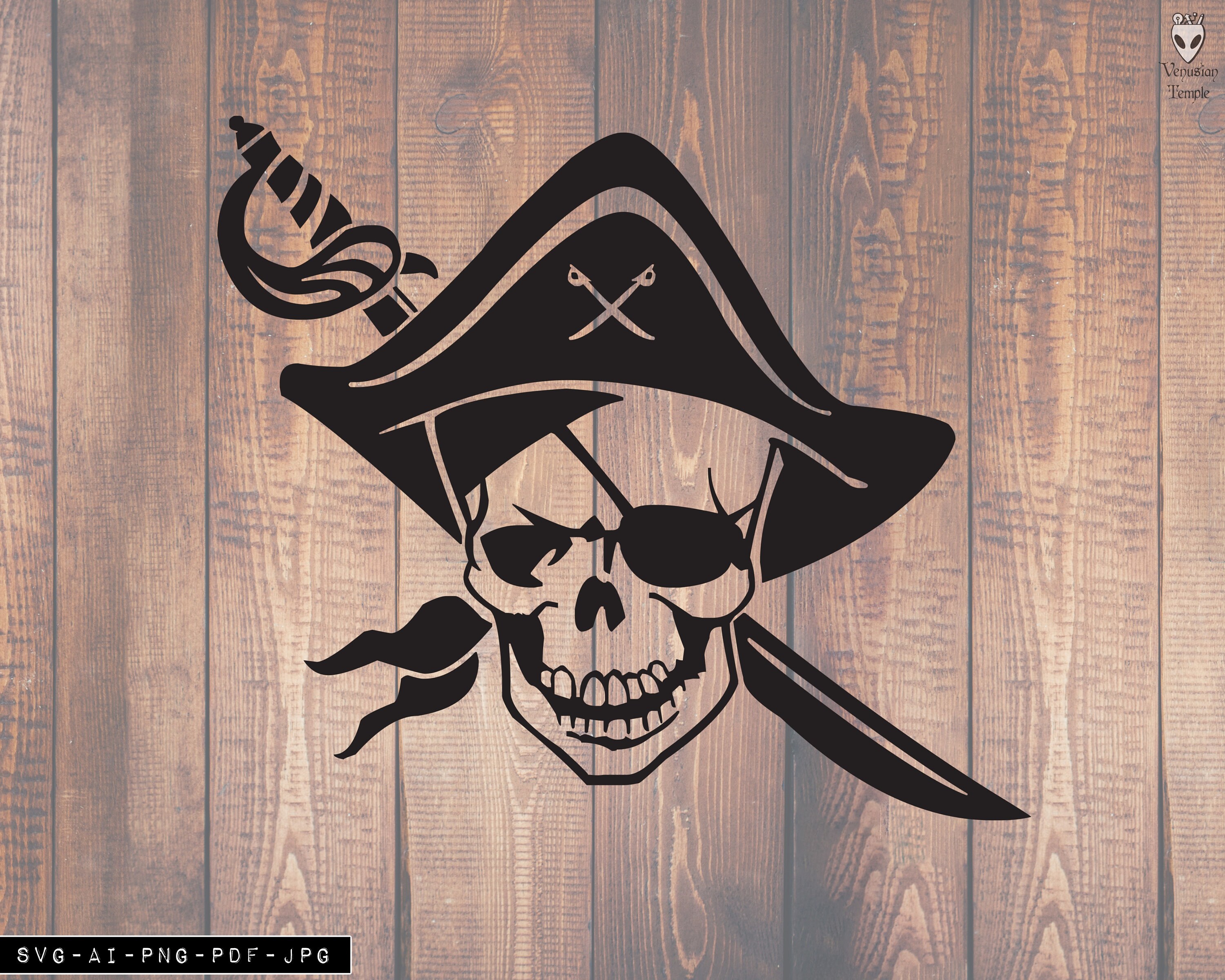 Pirate Skull SVG, Pirate SVG, Skull Svg, Pirate Print, Skull Print