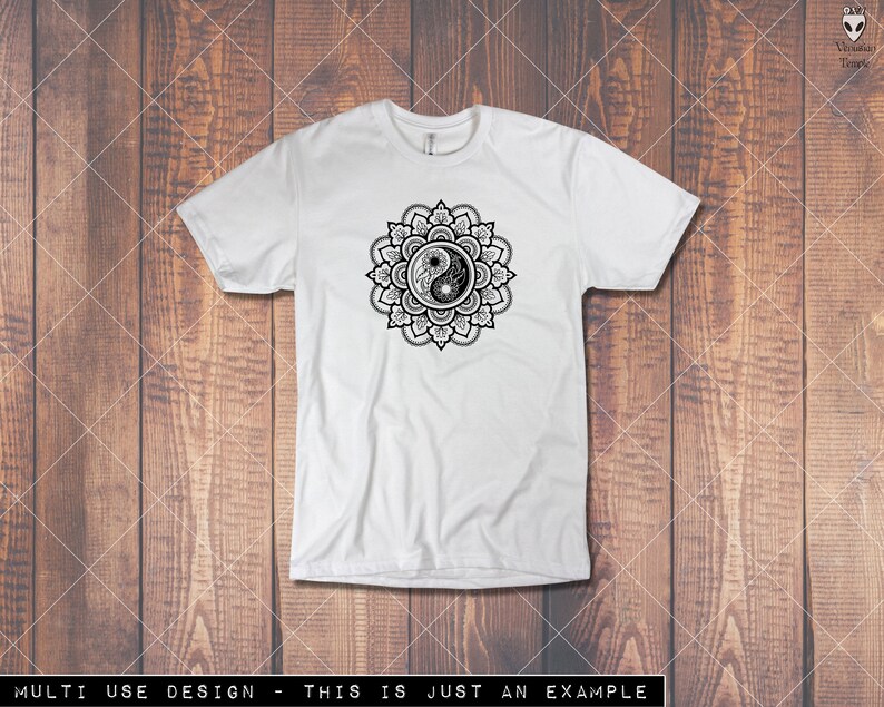Download Yin Yang Mandala SVG Yin Yang Mandala Vector SVGs Flower ...