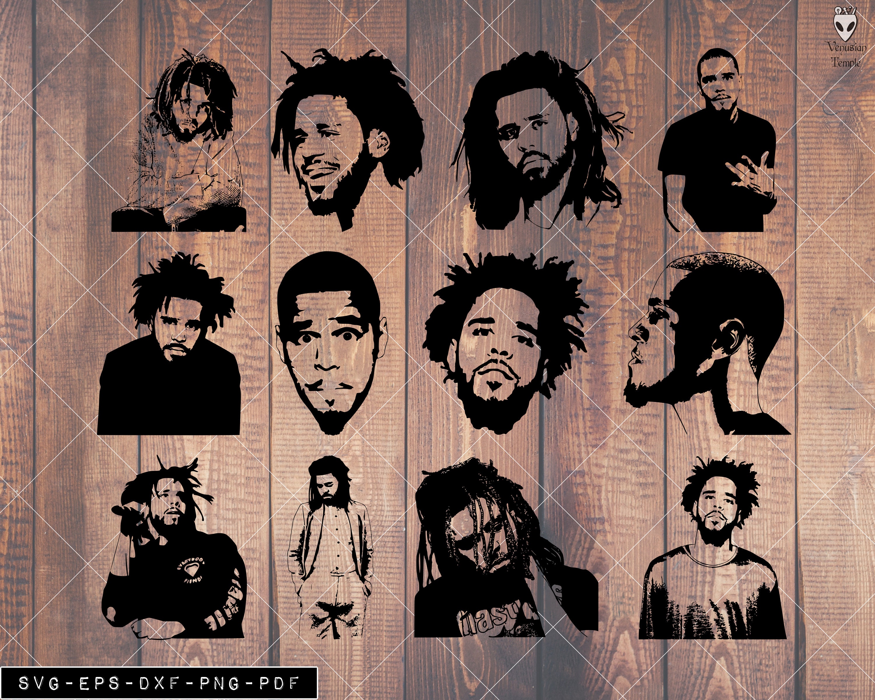 Download J Cole Svg Bundle Vectors Clip Art J Cole Rap T Shirt Etsy