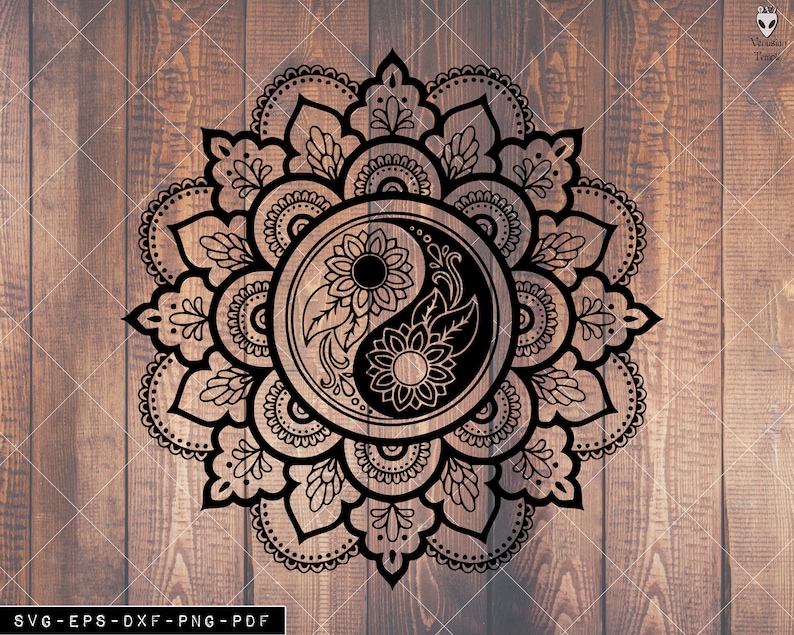 Free Free Mandala Flower Cricut SVG PNG EPS DXF File