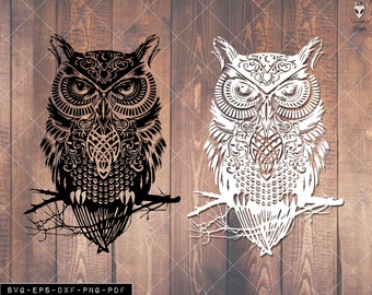 Sowa SVG, Sowa wektorowa, Nadruk sowy, Wzór sowy, Wzór koszulki z sową, Plik AI sowy, Nadruk na żelazko, Cricut, Sylwetka Cameo, Miłośnicy sów, Winyl