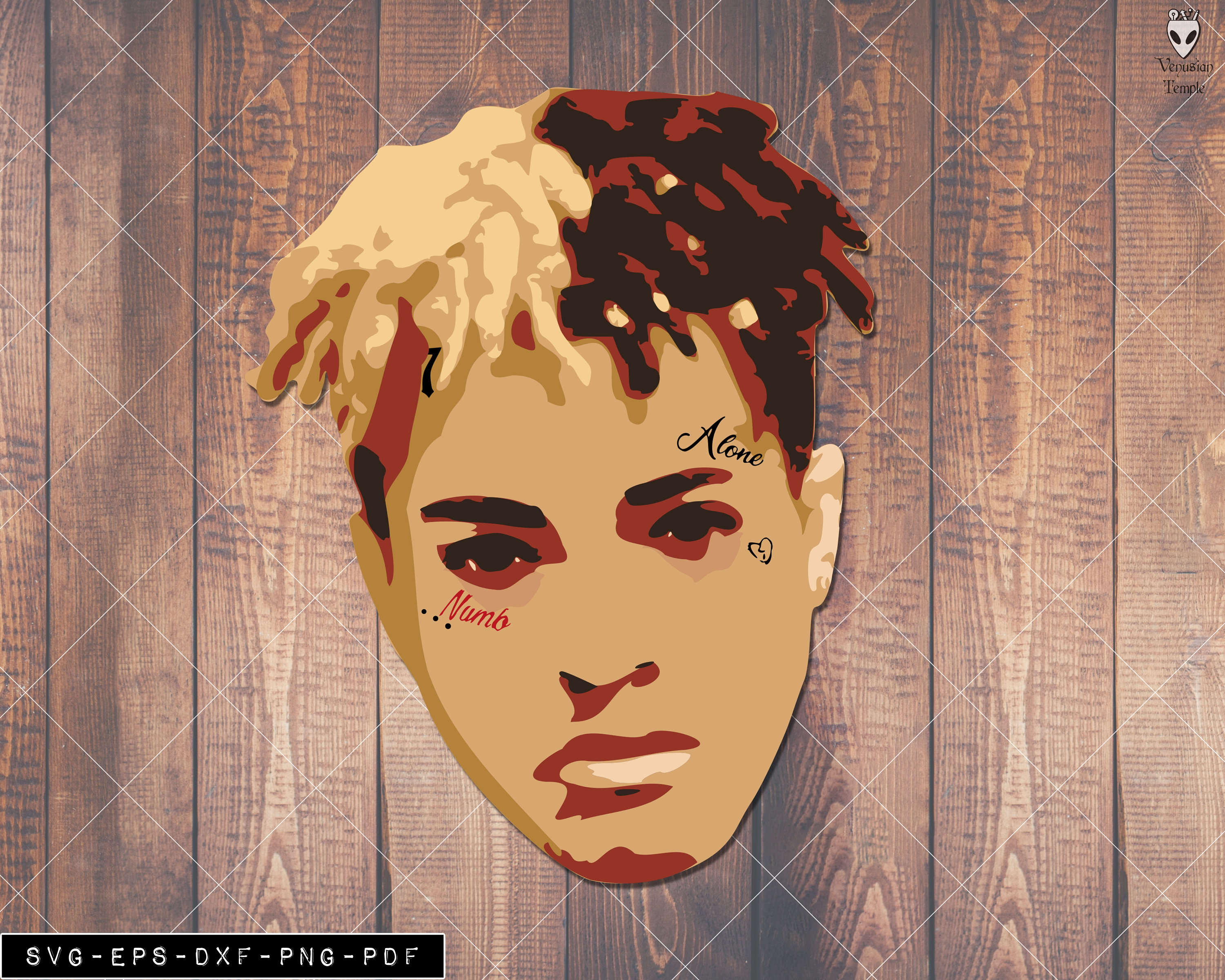 Download Xxx Tentacion High Quality Print Svg Transparent Png Rap Etsy