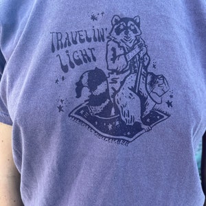 Traveling Light - Raccoon Widespread Panic JJ Cale Tshirt