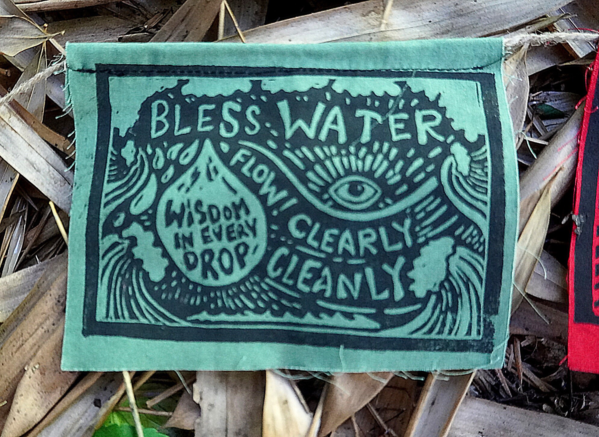 Handmade Linocut Prayer Flags: Tibetan Inspired Altar Decor - Etsy