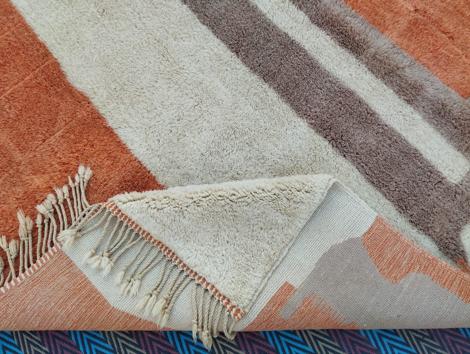 Moroccan Handmade Rug, Wool Area Rug, Vintage Boho Rug, Berber Modern ...