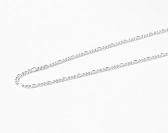 Thin Cable Chain Necklace Sterling Silver Cable Necklace Minimalist Chain Layered Necklace Gift for Daughter Christmas Gift Jewelry Handmade