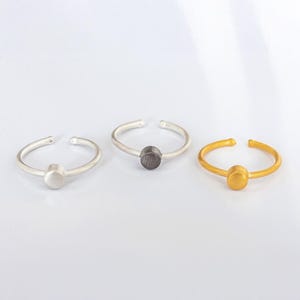 Ball Ring Sterling Silver, Sphere Ring, Geometric ball ring, Small Ball Ring, Handmade Sphere ring,Minimalist, stackable ring, Gift for her