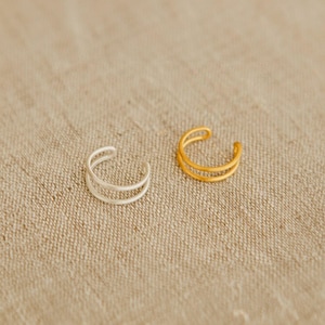 Chevalier Double Band Ring, Double Band Ring Sterling Silver, Thin Double Wire Ring, Adjustable,Minimal, Gold Double Band Ring, Chevalier