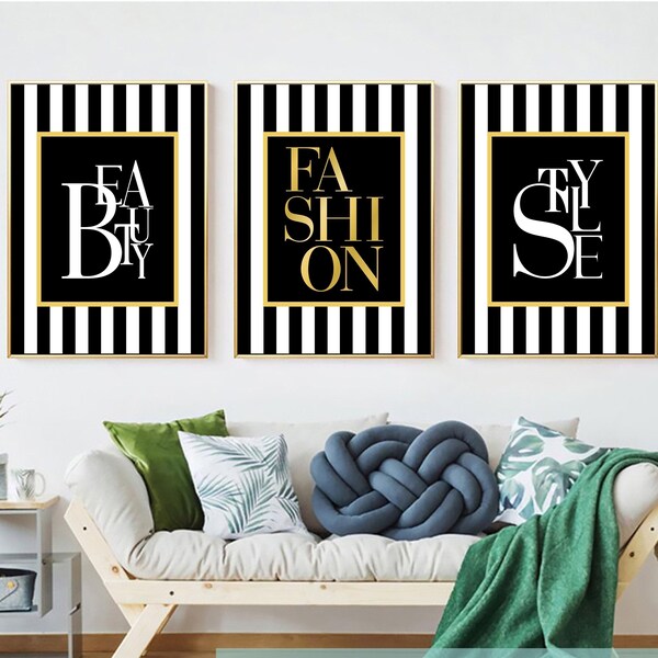 Glam Wall Art Etsy