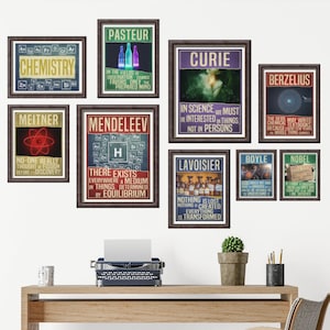 Chemistry prints Science poster / Chemistry decor Science print / Science theme classroom poster