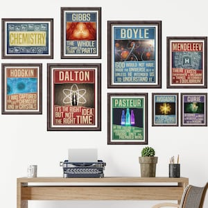 Chemistry poster Science art, Chemistry prints Science teacher gift, Science quotes classroom decor