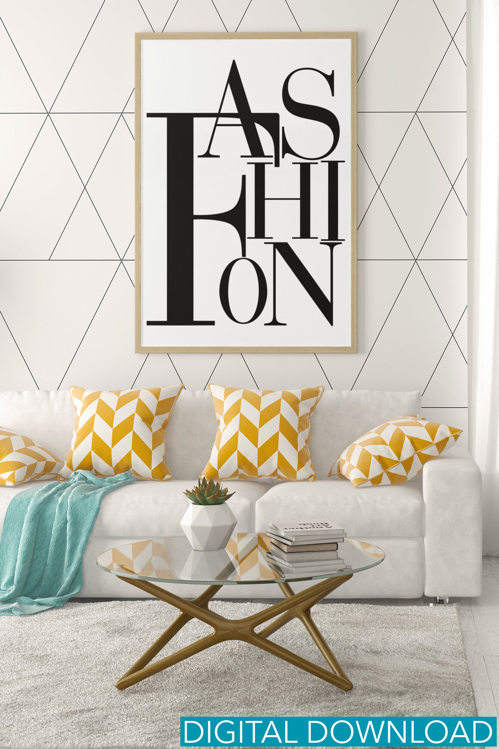 Fashion Illustration Glamour Wall Art Trending Now / Printable Etsy