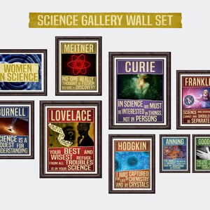 Women In Science, Inspirational quotes, Cassroom decor, teacher gift, Women in STEM, Feminine wall art, Motivational quotes, Science poster