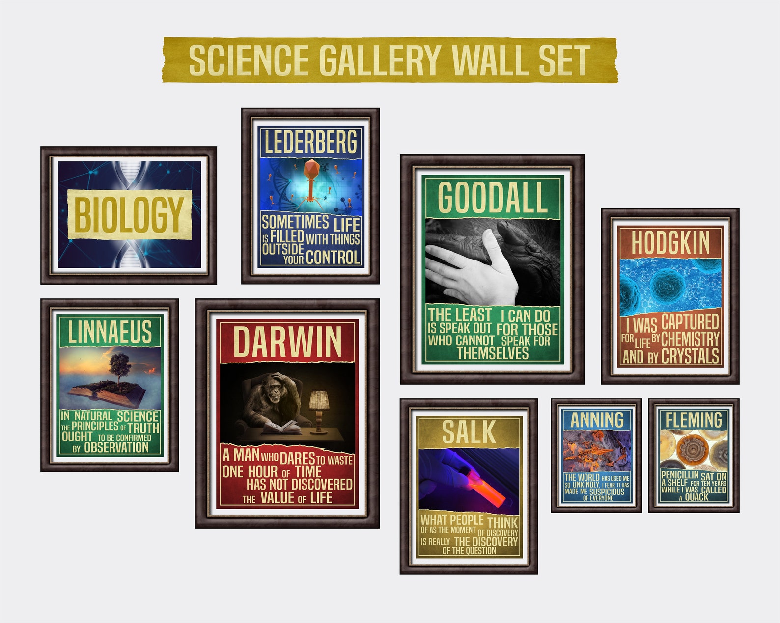 Biology prints Science poster / Biology decor Science print / Etsy