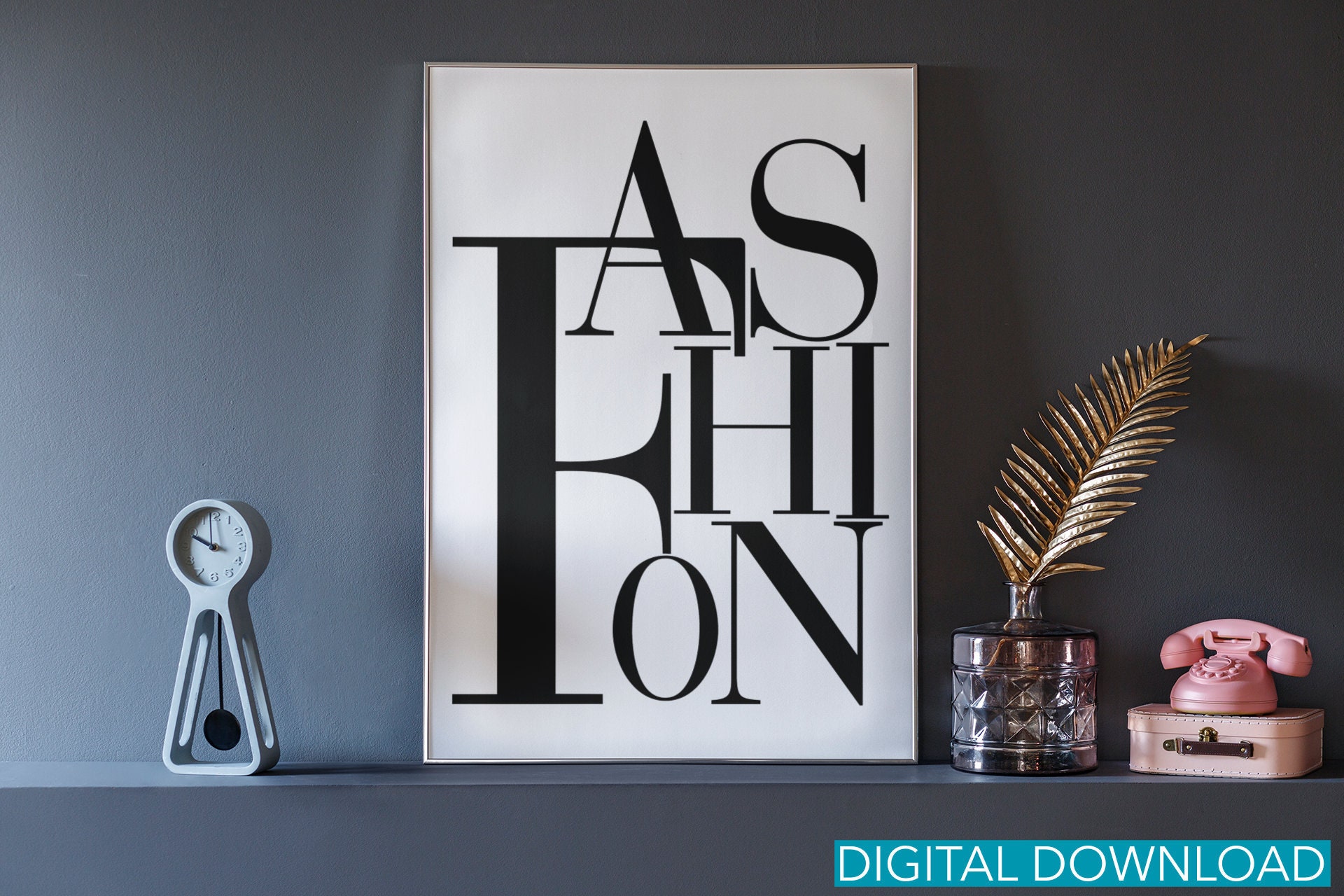 Fashion Illustration Glamour Wall Art Trending Now / Printable Etsy