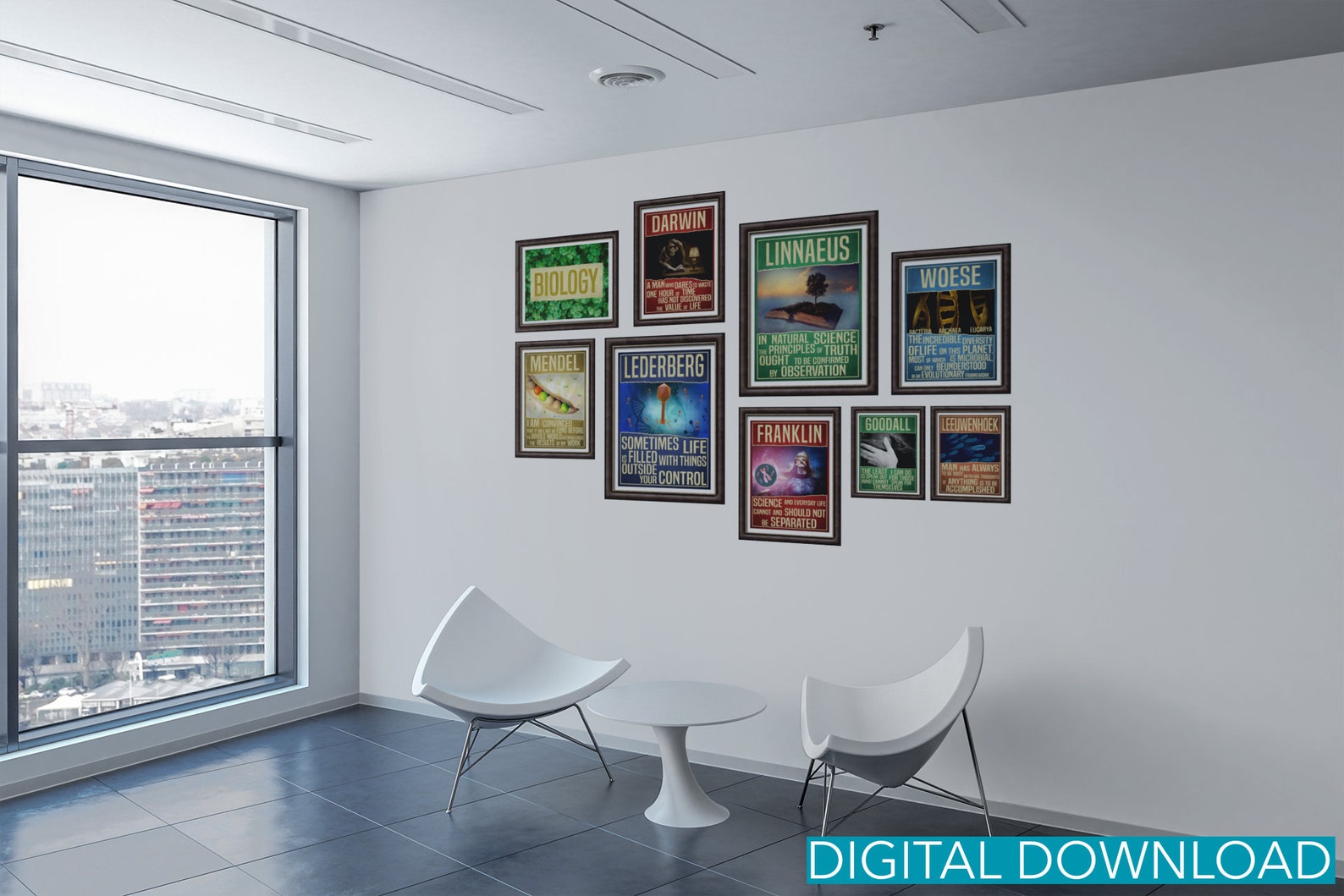 Biology science art Сollege dorm decor / Biology decor Science Etsy